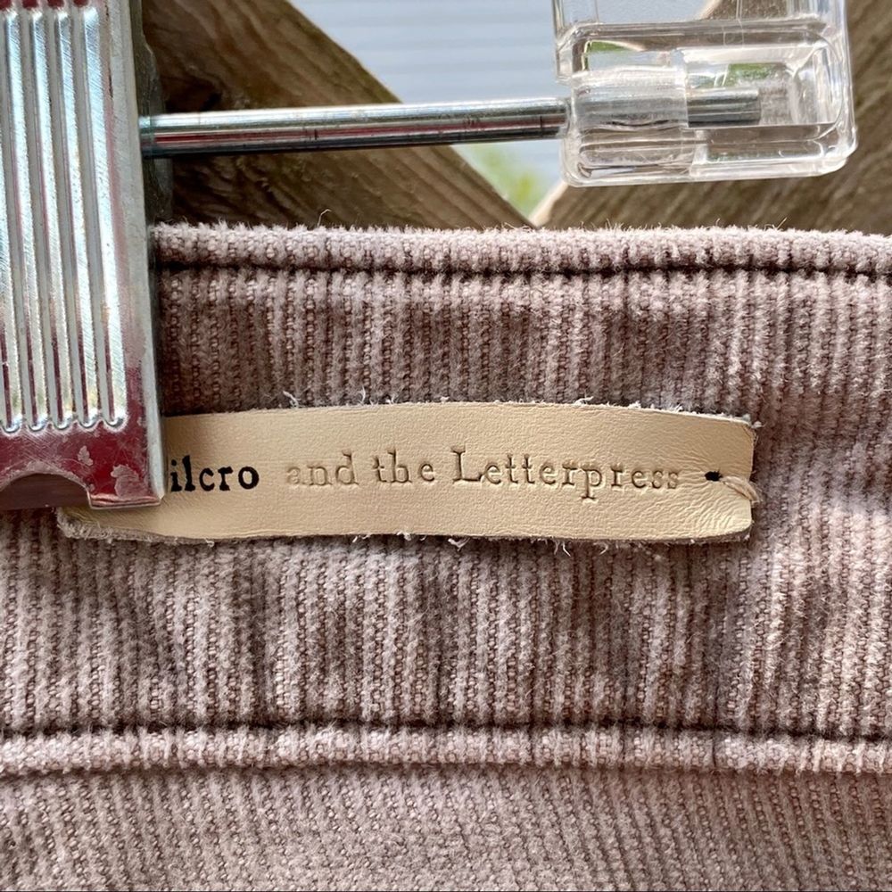 Pilcro and the Letterpress • Greige Cordoroy Pants 30 - Picture 7 of 16